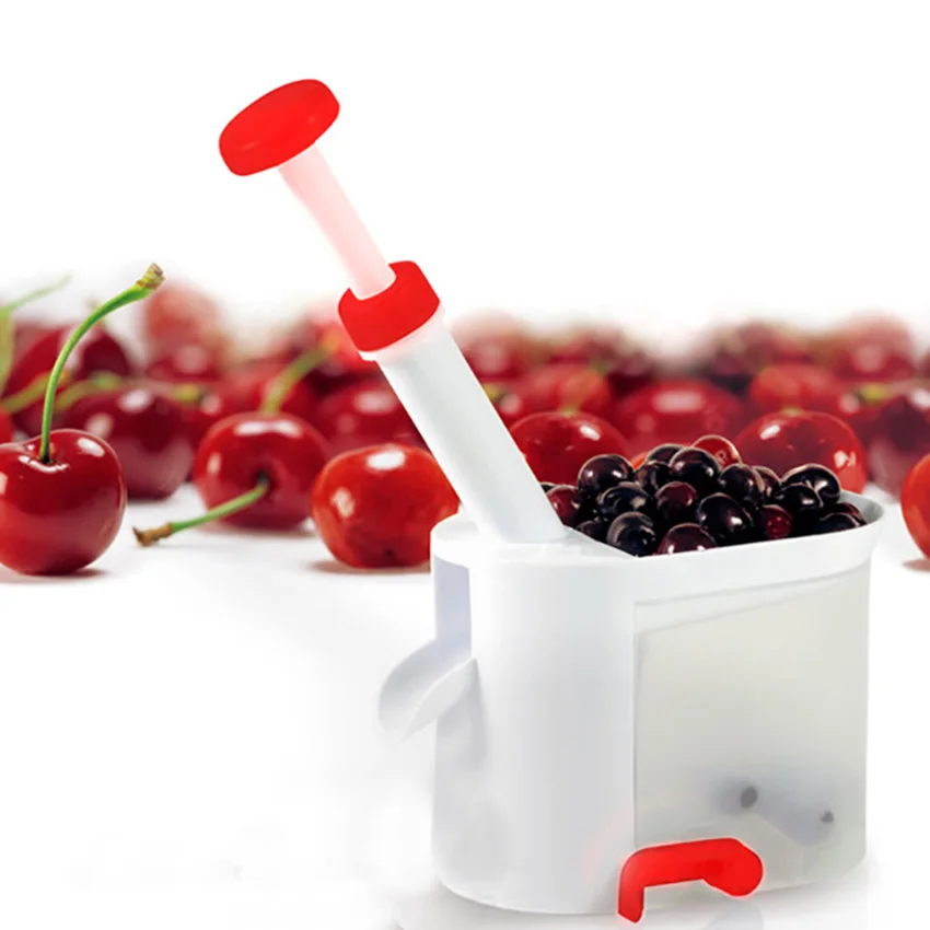 

Cherry Pitter Cherry Seed Remover Machine Cherry Pitter Stone Picker Cherry Corer With Container Kitchen Gadget Tool Accessories