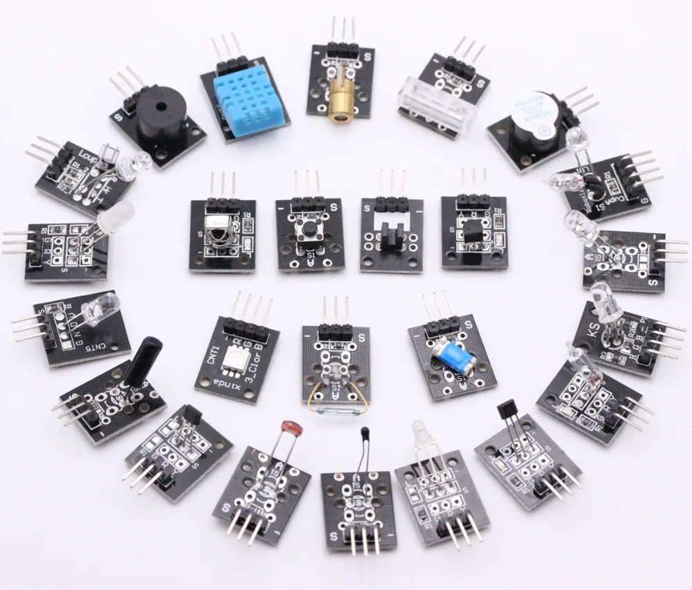37 IN 1 SENSOR KITS for arduino UNO R3 HIGH-QUALITY Starters Works with Official Boards | Sensors