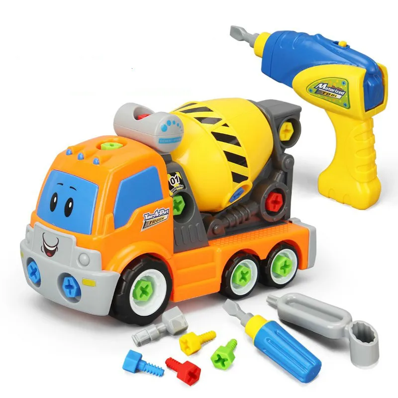 DIY разборка сборки игрушки для детей инженер грузовик автомобили вертолет