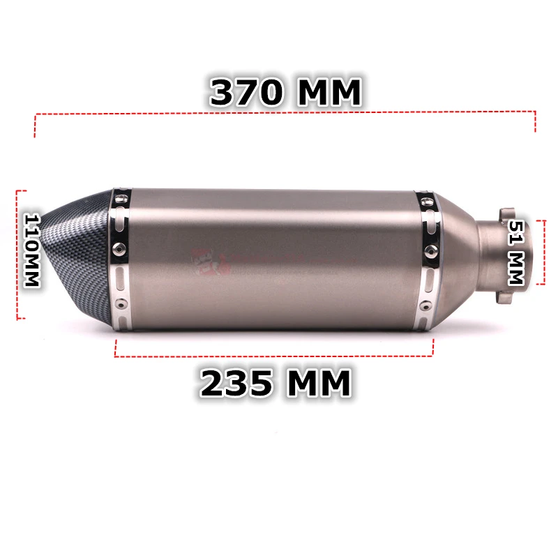 Модифицированный мотоцикл скутер GY6 125cc 150cc контактный Средний глушитель