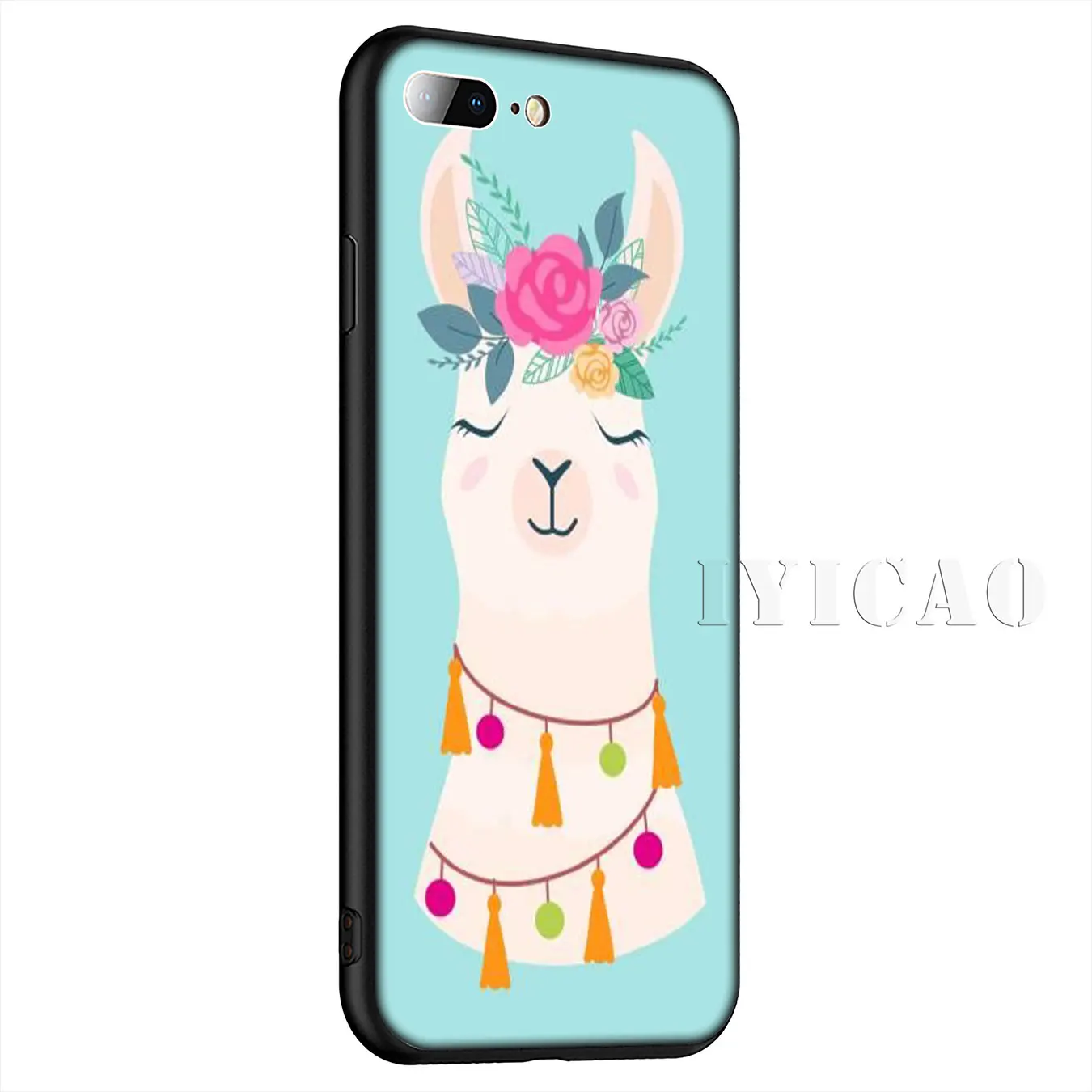 Мягкий силиконовый чехол с ламой альпаками для iPhone 11 Pro Max XR X XS 8 7 6 6S Plus 5|Бамперы| |