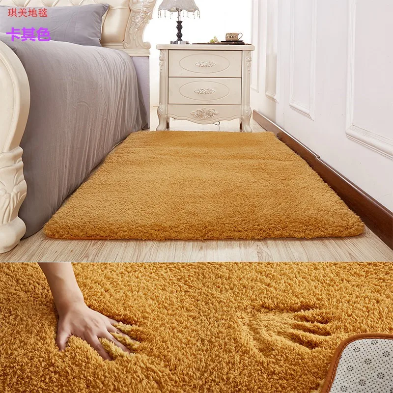 Большой ковер 2MX3M утолщенный плюшевый мягкий ворсистый alfombra из искусственного