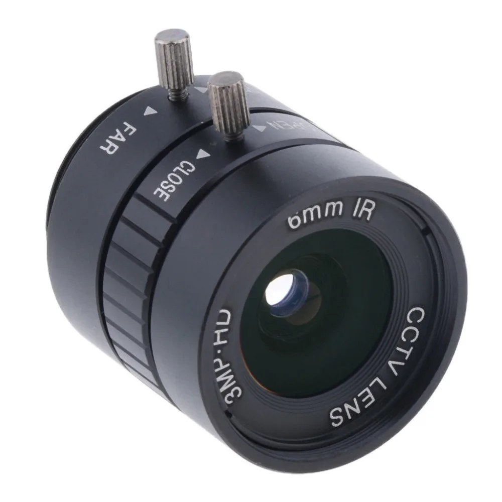 HD 3MP 1/2 &quot6 мм F1/2 Объектив с фиксированным фокусом для камеры