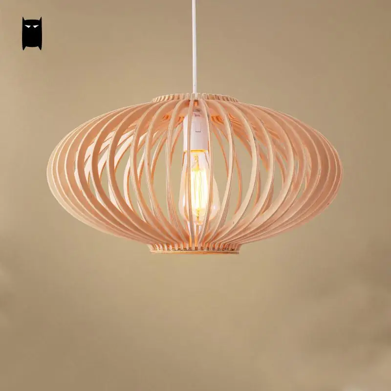 値段 木製ランタンランプシェードペンダント照明器具アジア和風吊り天井ランプavize Abajour Luminaria用学習室