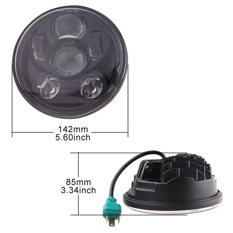 Аксессуары для мотоцикла 5 75 дюйма светодиодные фары 3/4 накладка на гриль