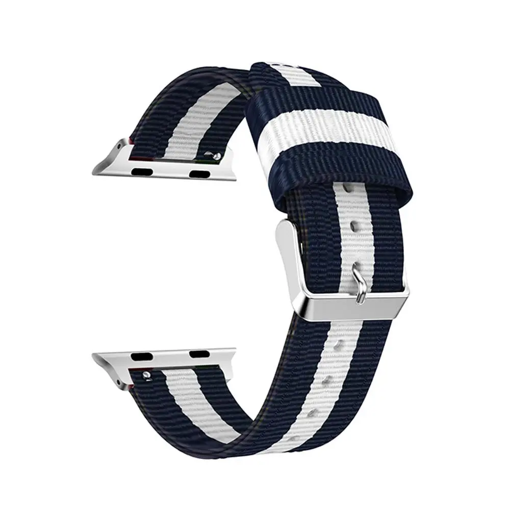Спортивный нейлоновый ремешок для часов Apple Watch 42 мм 38 4/3/2/1 Band iwatch 44 40 correa pulseira