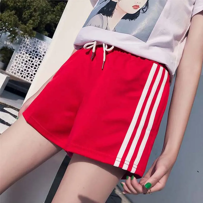 ZSIIBO 2019 летние новые женские спортивные брюки Harajuku повседневные Черные Лоскутные