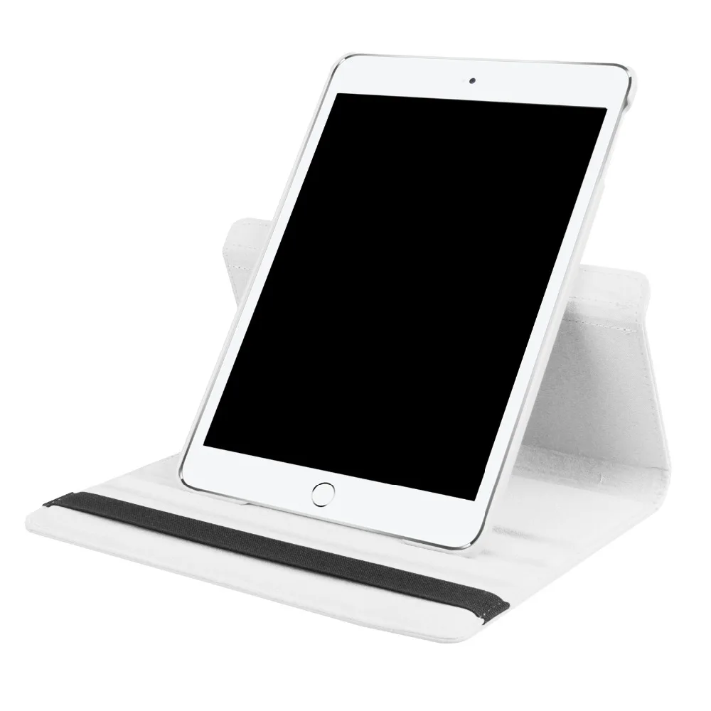 360 градусов вращающийся кожаный для Apple iPad 9,7 A1822 A1823 A1893 A1897 с подставкой и сна Smart Cover+ ручка