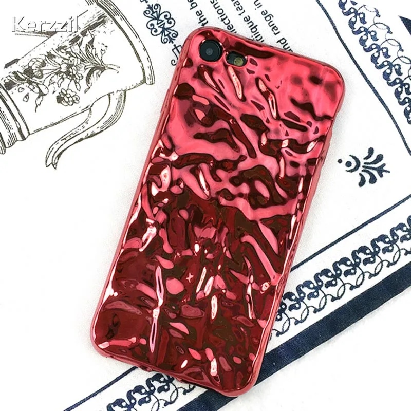 Роскошные телефонные чехлы с покрытием из фольги для iphone 8 7 6s Plus 3D Блестящий