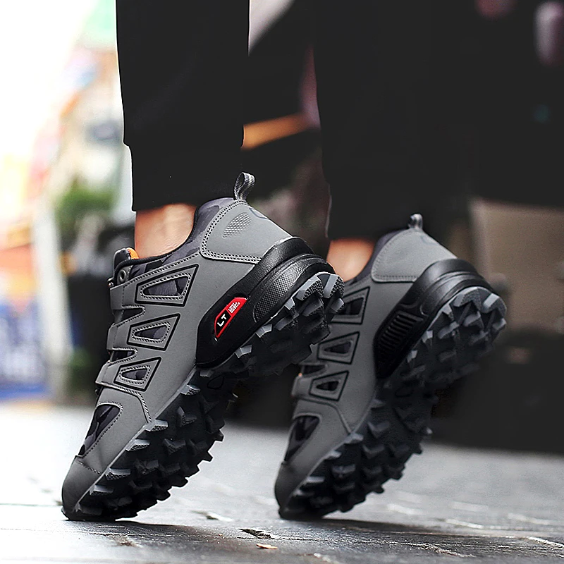 Breathable Shoes Men Lace-up Mesh Sneakers Summer New Casual Shoes Man Plus Size 39-46 Trainers Male Slip-On Outdoor Footwear