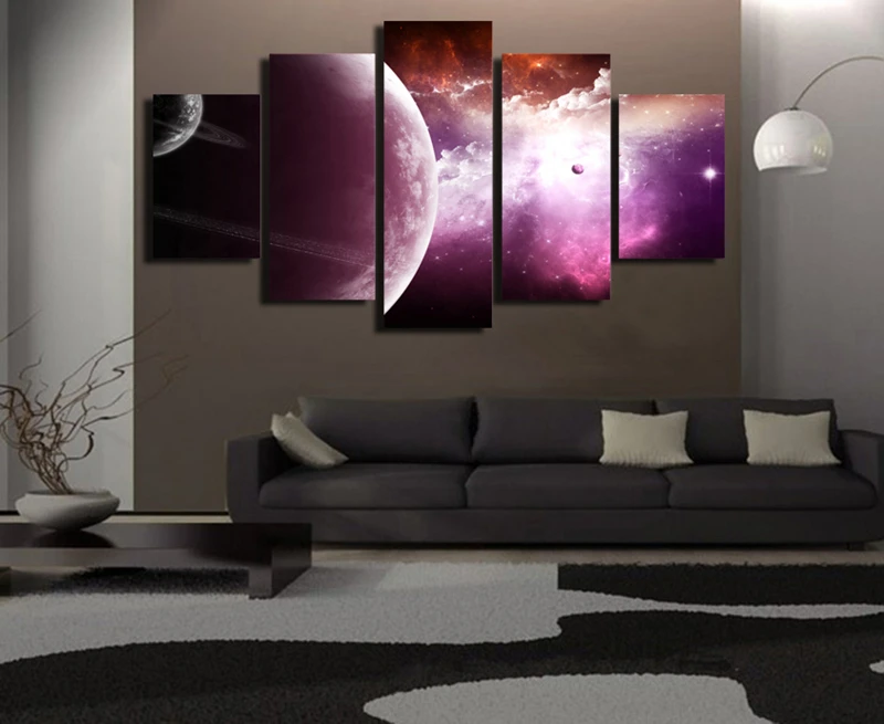 5 шт Домашний Декор холст Книги по искусству изображение планета Вселенная