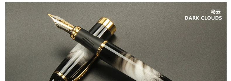 Jinhao X450 18 КГП 0,5 мм перо с широким основанием перьевая ручка для письма для офиса бизнес планирования школьные принадлежности канцелярские товары