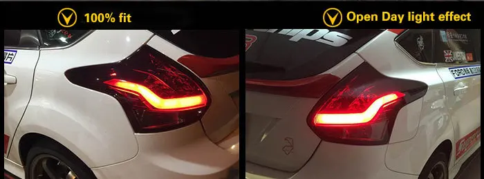 KOWELL автомобильный Стайлинг для Ford focus 2 2012- светодиодный задний фонарь задние фонари парковка для Ford Focus foglighting автомобильный Стайлинг