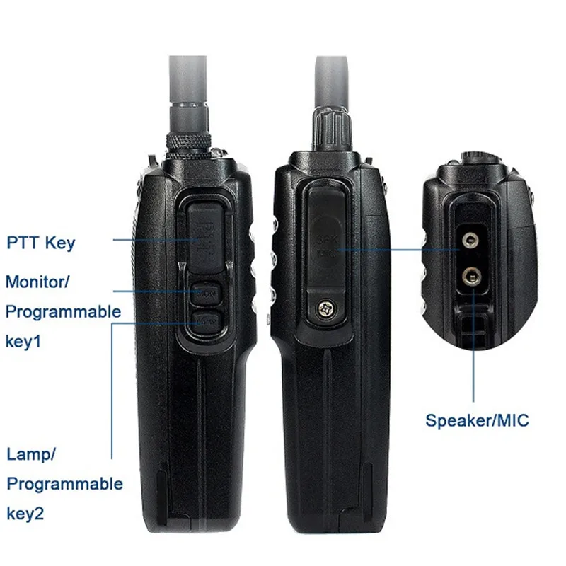 DHL Бесплатная доставка 2 шт. Quansheng DP9000 DPMR цифровая рация UHF 400 470 МГц 16 каналов 5 Вт VOX