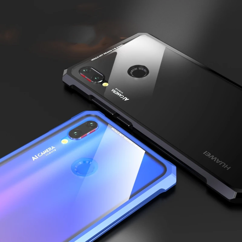 Для huawei nova 3 3i чехол роскошная алюминиевая металлическая рамка жесткий