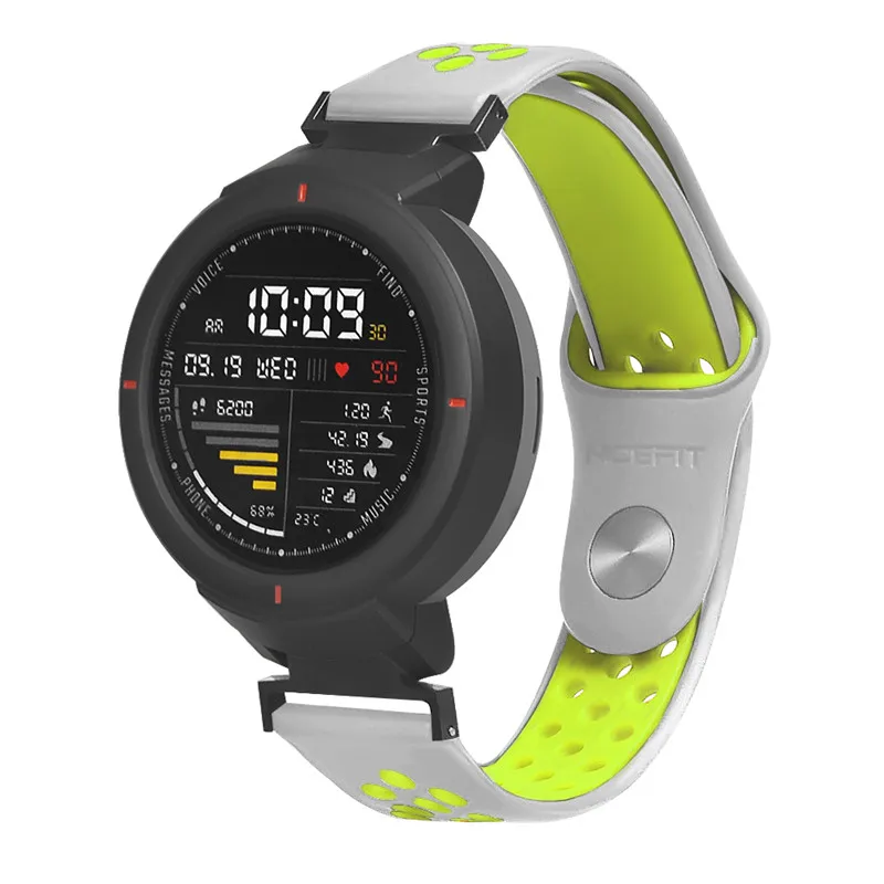 Силиконовый ремешок для смарт-часов Huami Amazfit Verge, двойной цветной ремешок для xiaomi huami amazfit 3 Verge, браслеты