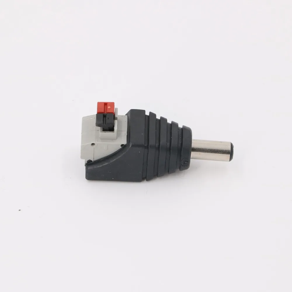 DC Jack Power Male Plug Adapter 5.5*2.1 Push Fastening Type Connector CCTV Camera Socket B14 Accessories G.Craftsman | Безопасность и