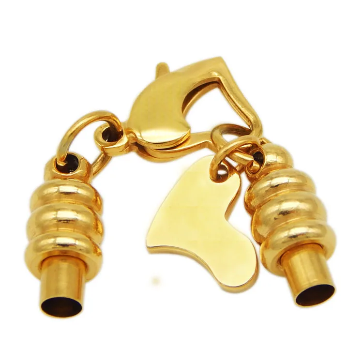 Застежка карабин с отверстием для ювелирных изделий 3 мм 4 мм|jewelry findings|heart lobster