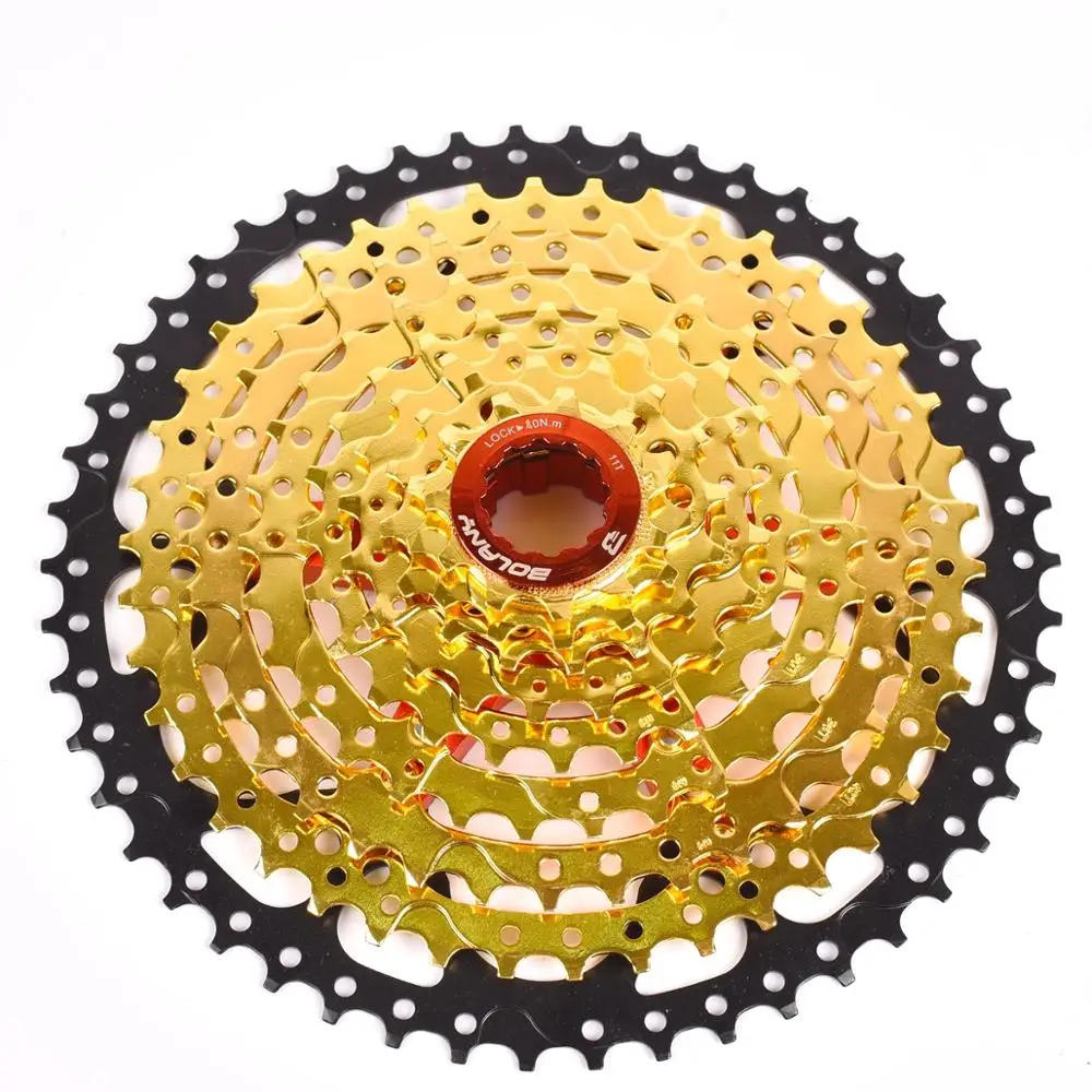 Велосипед Freewheel BOLANY MTB Cassete 9 S 27S 11-42T 50T 32T горный велосипед запчасти 9 скоростная кассета свободного хода велосипеда совместимы с золотом