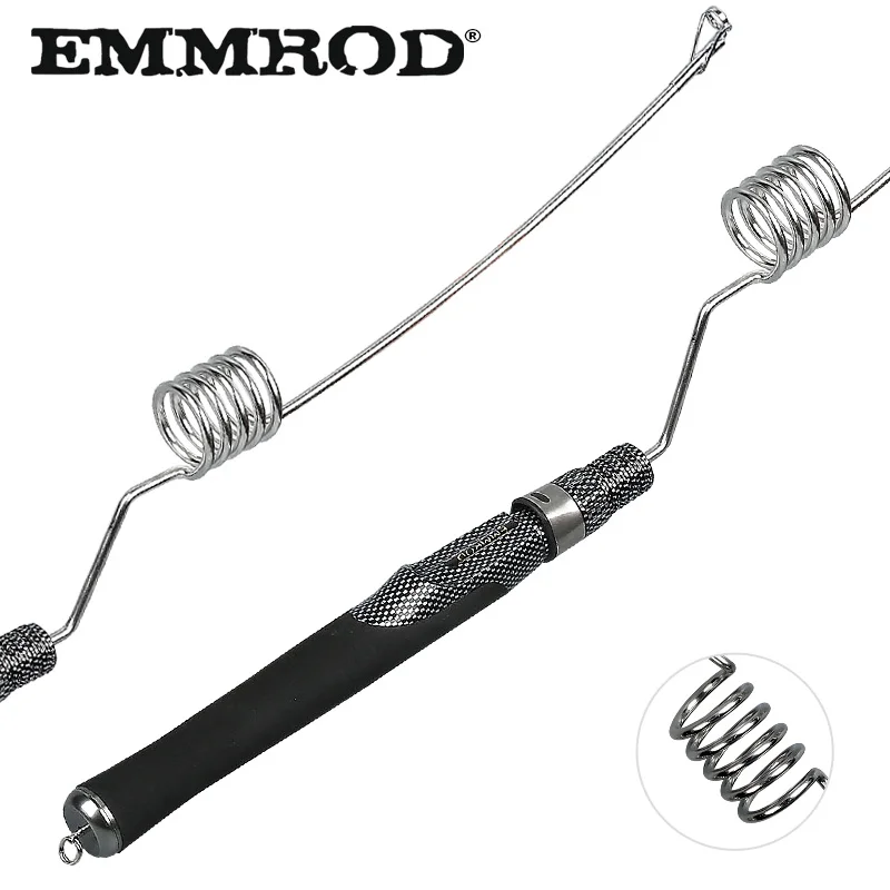 

EMMROD спиннинговое рыболовное удилище 57 см, 200 г, ручка EVA, Удочка из нержавеющей стали, лодочный плот, ледовая удочка, удочка для приманки PZ