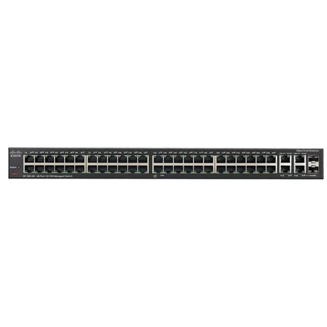 Новые CISCO SF300 48 сетевой коммутатор ethernet порт 10/100 управляемый коммутатор|Сетевые