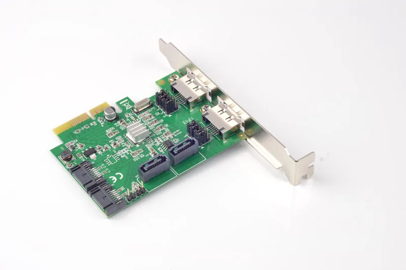 Плата Raid-контроллера PCI-E на 4 порта SATA3.0 с 2 портами внешнего eSATA | Компьютеры и офис