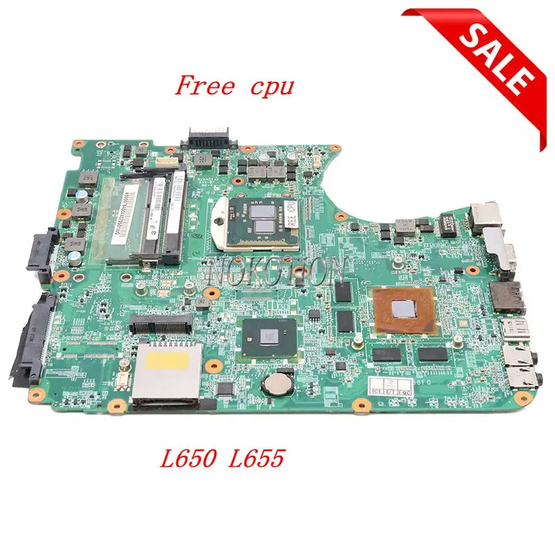 Материнская плата NOKOTION DABL6DMB8F0 A000076400 для ноутбука Toshiba satellite L650 L655 материнская HM55