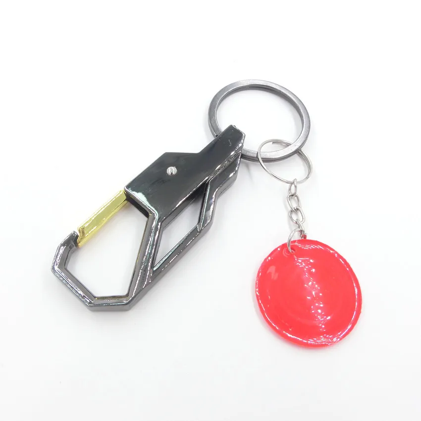 Серебряный мужской брелок из нержавеющей стали кожаный безопасный подарок