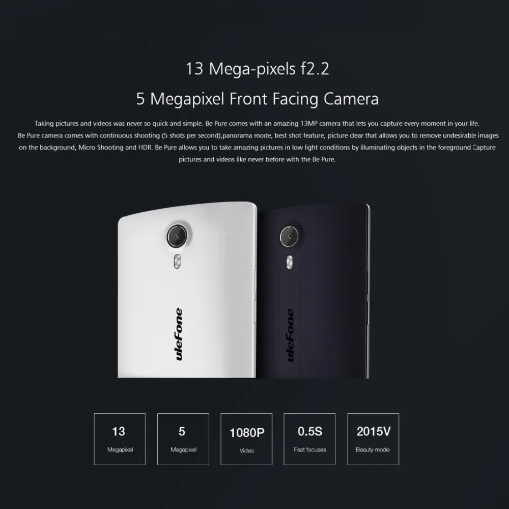 Оригинал Ulefone будет чистый Lite 5.0 дюймов мобильный телефон оперативной памяти 1 ГБ