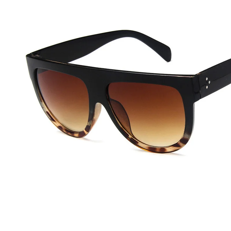 Классические солнцезащитные очки кошачий глаз Женские винтажные большие