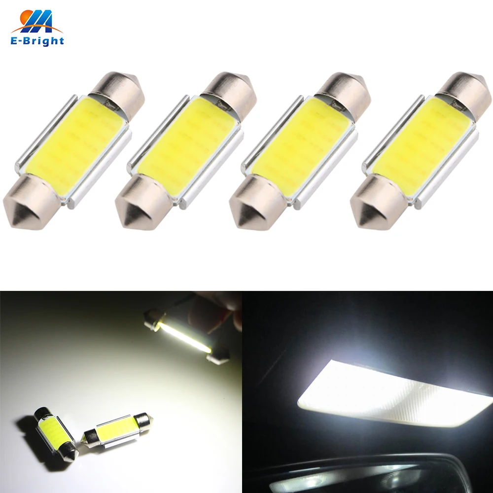 Светодиодная лампа гирлянда C5W 36/39/41 мм 12 шт. 6500 К|cob led 41mm|41mm canbusled festoon canbus |
