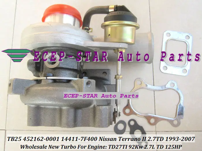 Бесплатная доставка TB25 452162 5001S 0001 14411 7F400 турбо для Nissan Terrano 2 FORD MAVERICK 97 TD27TI TD27TDI