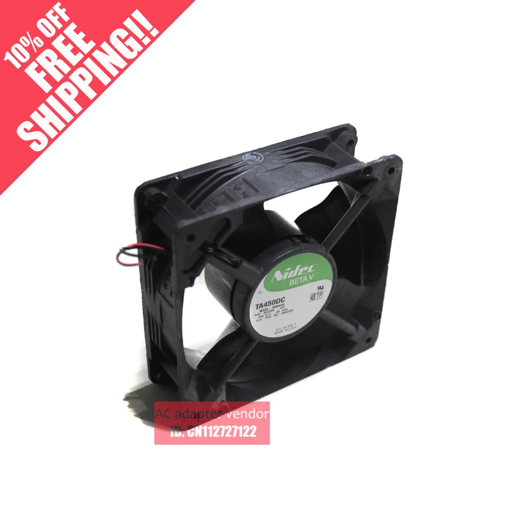 Вентилятор для сервера NIDEC 12038 TA450DC B33534 55 24V 0.45A|drive fan|server fanfan 24v |
