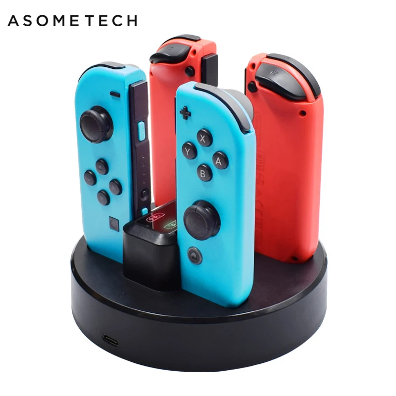 4 в 1 зарядная док-станция для nintendo Switch Joy-con контроллер подставка зарядная станция для N-Switch Joycon зарядное устройство для переключателя NAND