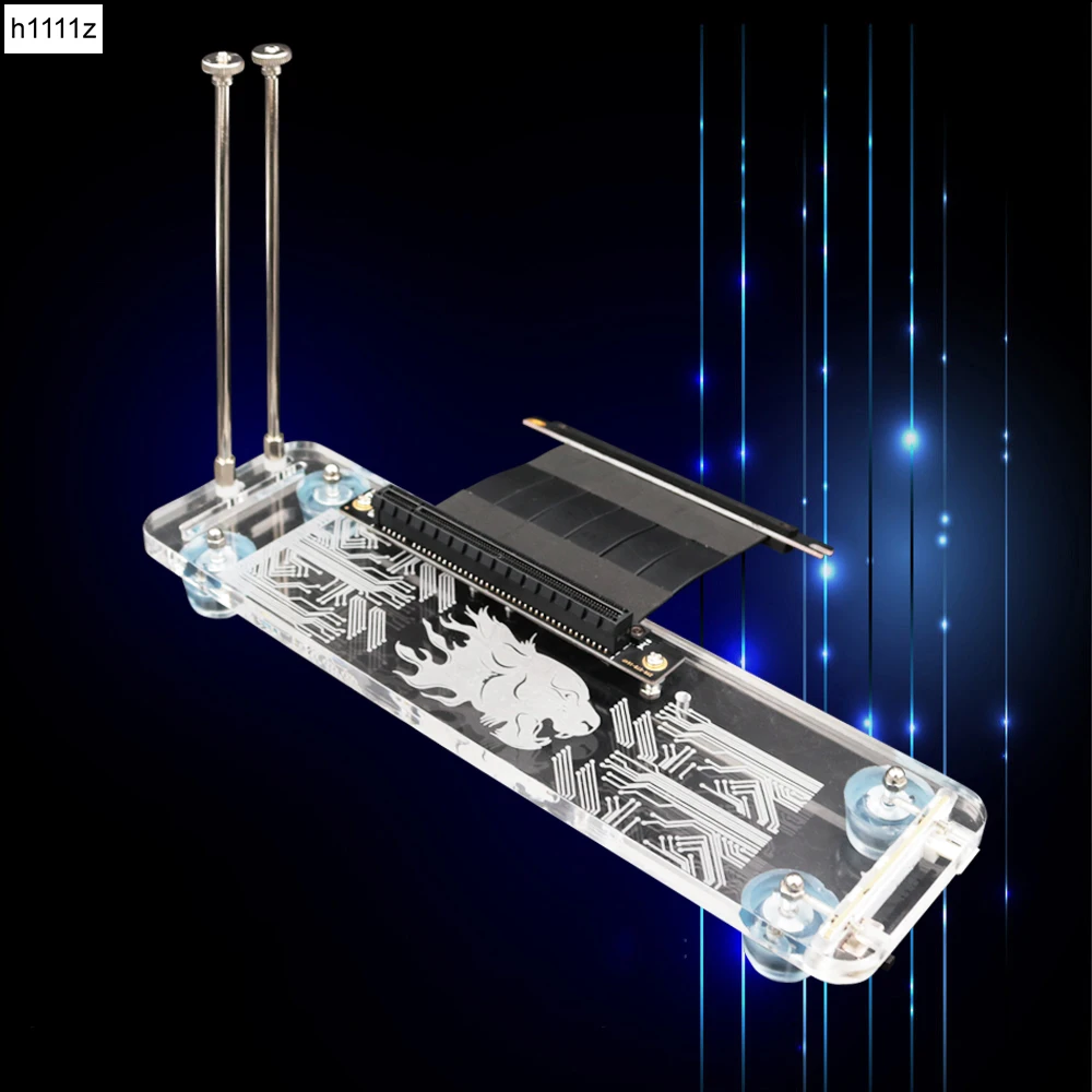 Кронштейн для видеокарты RGB со светодиодной подсветкой и PCI E 3.0 16X переходной