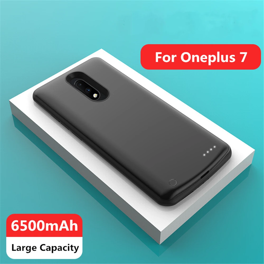 Внешнее зарядное устройство NTSPACE чехол s для Oneplus 7 с внешним аккумулятором 6500 мАч