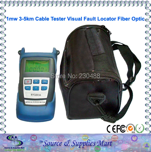 Portable Optical Power Meter For Optic Fiber Networks + LCD Display -70~+10dBm | Мобильные телефоны и аксессуары