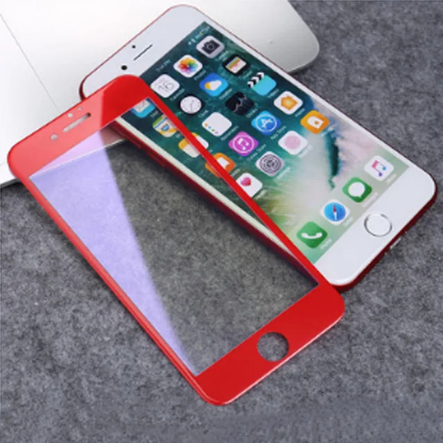 Для iPhone 7 полная защита экрана 3D Arc Edge закаленное стекло черный белый золотой