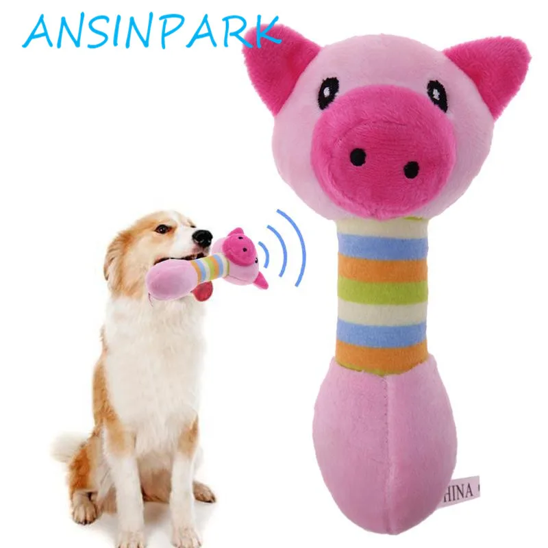 ANSINPARK Милая Собака жует игрушки для животных домашних плюшевые собака кошка