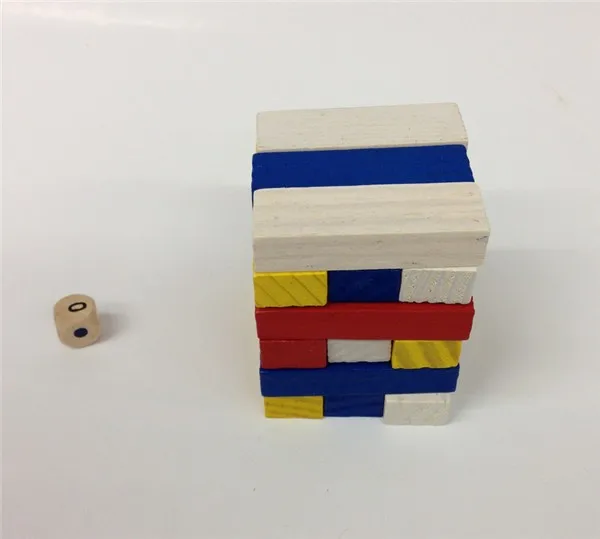 20boxs Малый &quotДженга&quot Настольная игра 48 шт./кор. Красочные окружающей среды