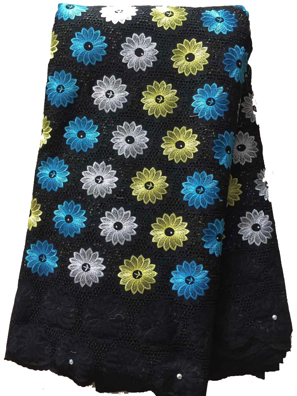 Высококачественная швейцарская вуаль кружева 2017 африканская кружевная ткань