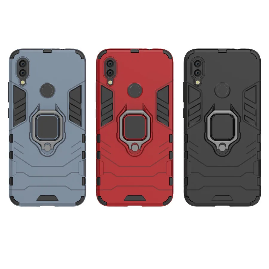 Гибридный армированный чехол 2 в 1 для Xiaomi Redmi 7 Note чехлы с магнитным