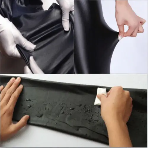

2017 Women Stretchy Faux Leather Trousers Skinny High Waist Leggings Pencil Pants