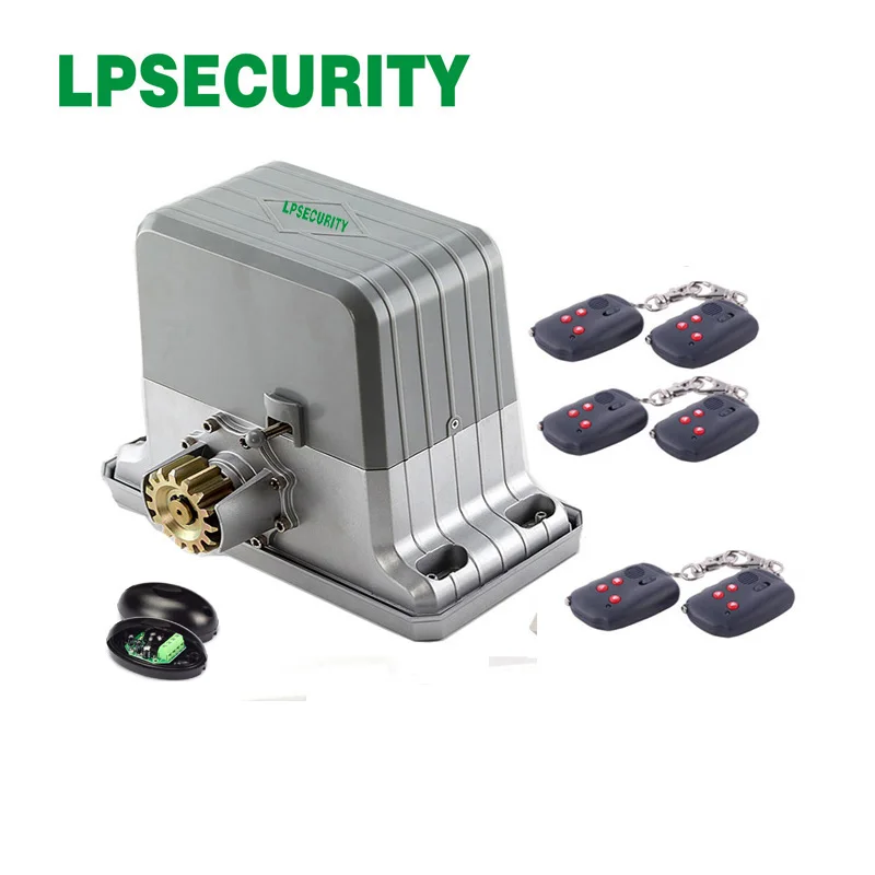 LPSECURITY водонепроницаемый раздвижной автоматический и пульт дистанционного управления Открыватель ворот для 1800 кг портальный вес Раздвижные Ворота Оператор Enginee - Цвет: kit4