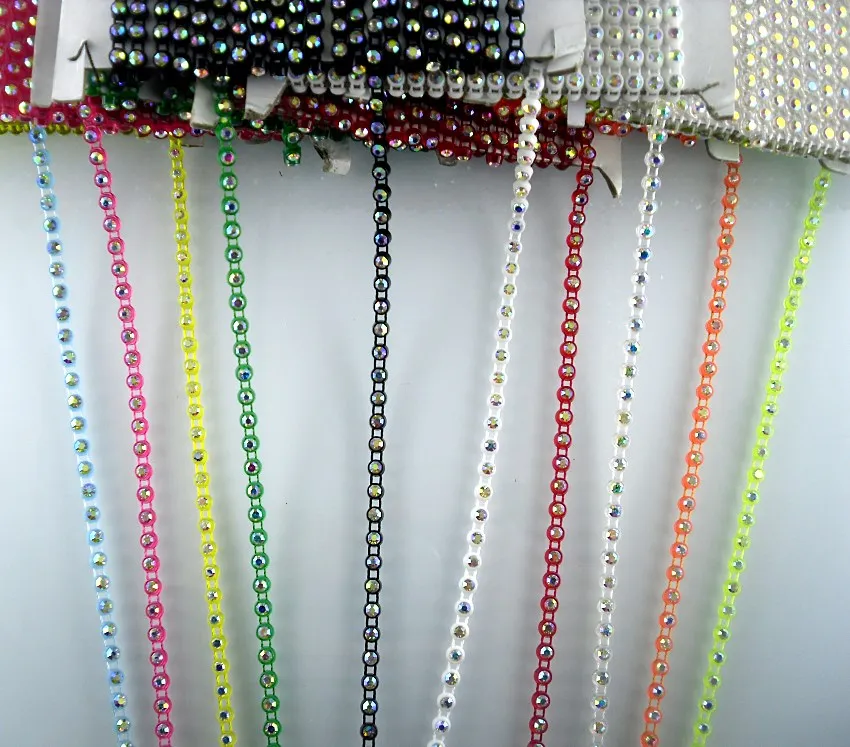 Diy SS12 класс AB Хрустальные стеклянные камни 3 мм Стразы по изготовлению крышек для пластиковых стаканчиков одежда обувь шляпа свадебные украшения, деревообрабатывающее кантовальное цепи, то на 2 размера больше