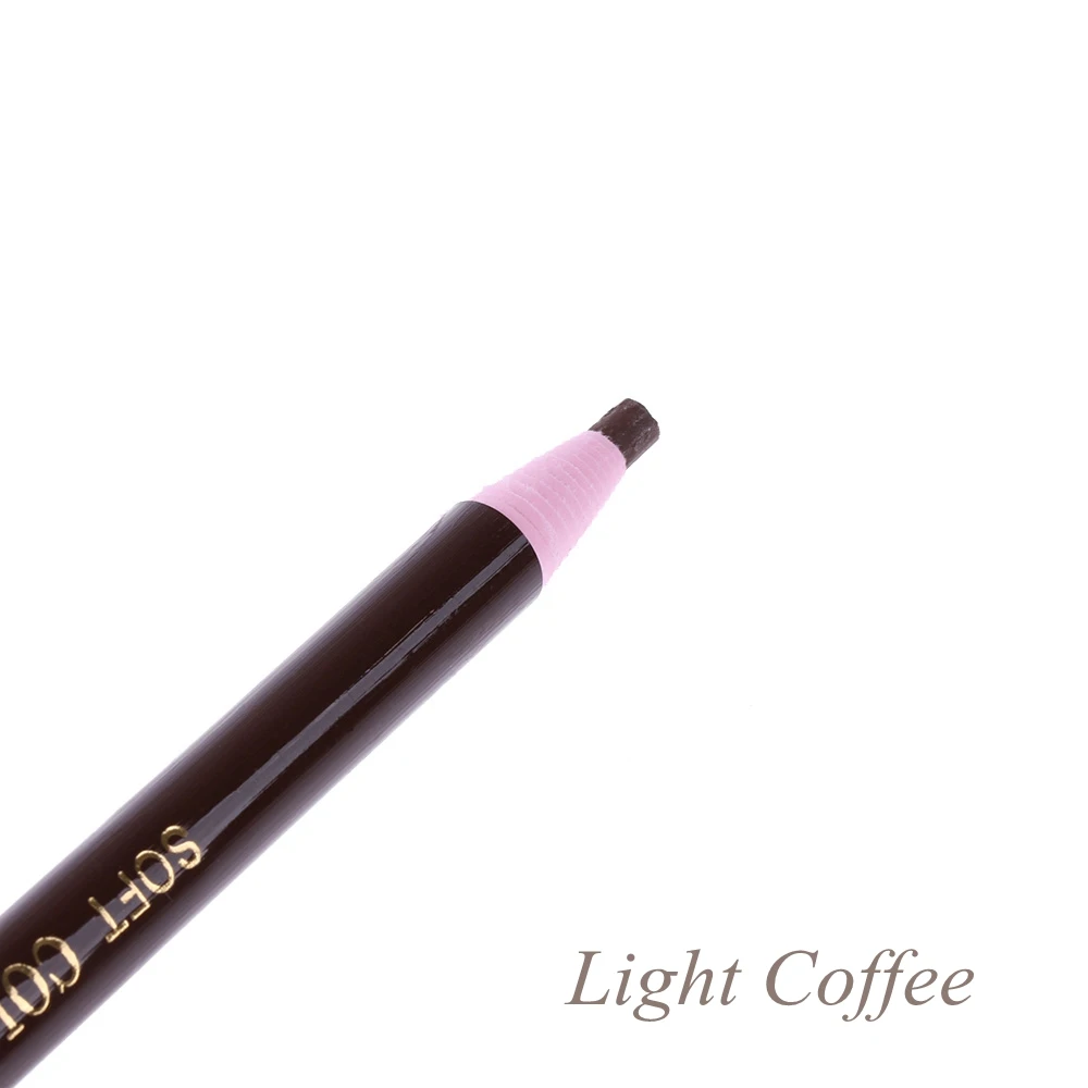 Light Coffee 1 шт. карандаш для бровей, Перманентный макияж, тату, красота, инструменты для макияжа, ручка для бровей, карандаш для перманентного макияжа - Цвет: Light Coffee