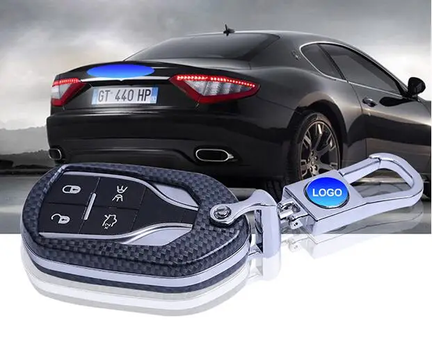 2018 Новое роскошное автомобильное кольцо для ключей из углеродного волокна