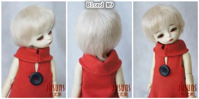 JD071 1/6 YOSD парик для мальчика короткий срез парик для куклы мохеровый для BJD куклы модные короткие парики для мальчиков Аксессуары для куклы