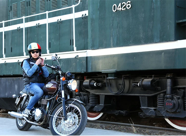 AMU moto rcycle Ретро Винтажные шлемы стекловолокно chooper велосипедный шлем 3/4 Половина лица Мото шлем