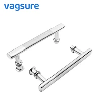 vagsure 2pcslot abs stainless steel brushed sliding knob door handle for furniture interior shower cabin accessories hardware